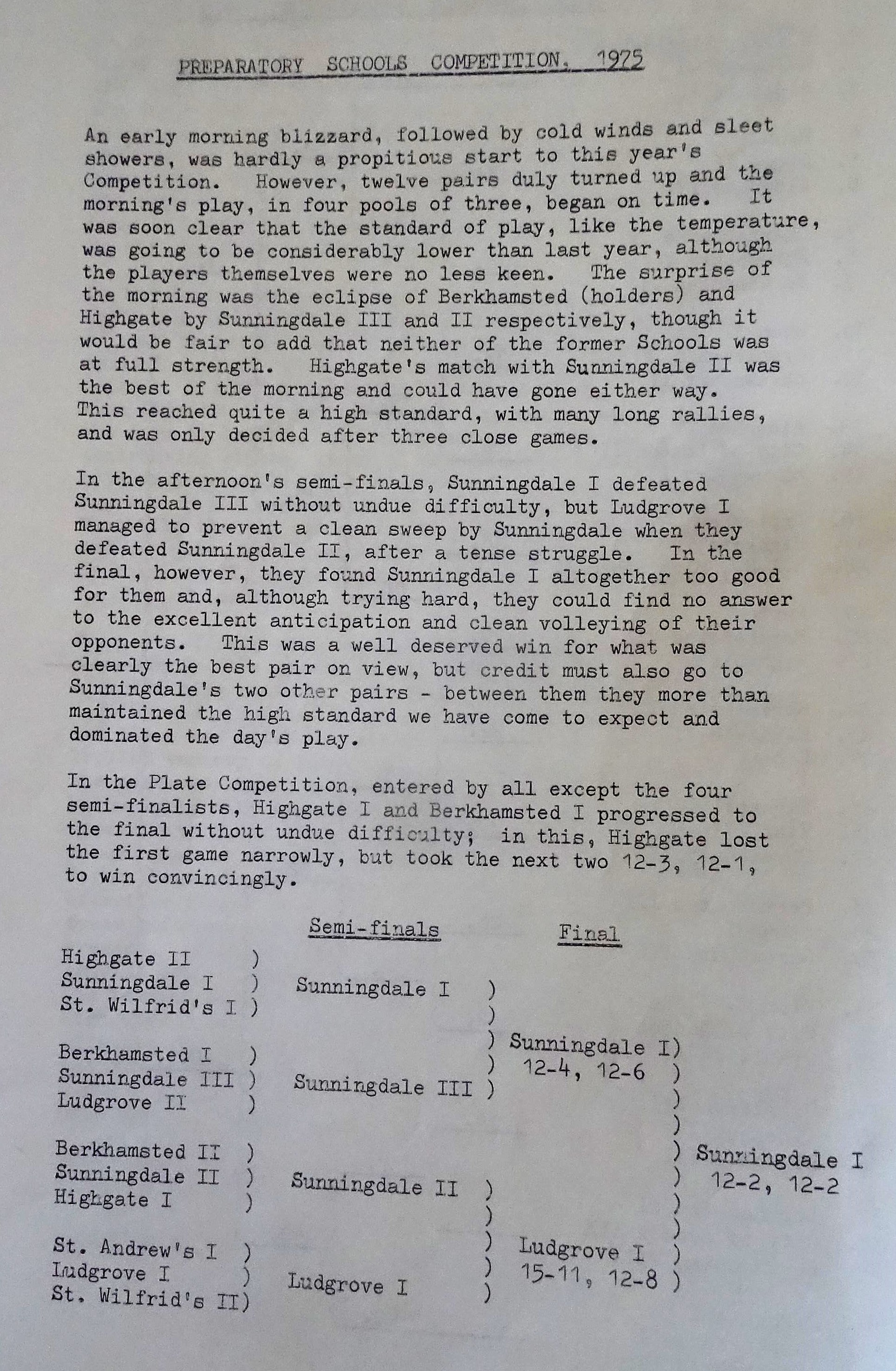 prep schools 1975